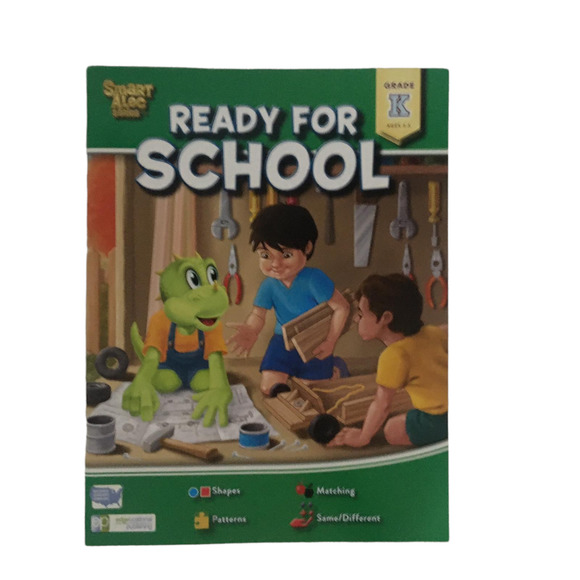 Smart Alec Series: ABCs PK and Ready For School K activity books. New - Picture 3 of 4